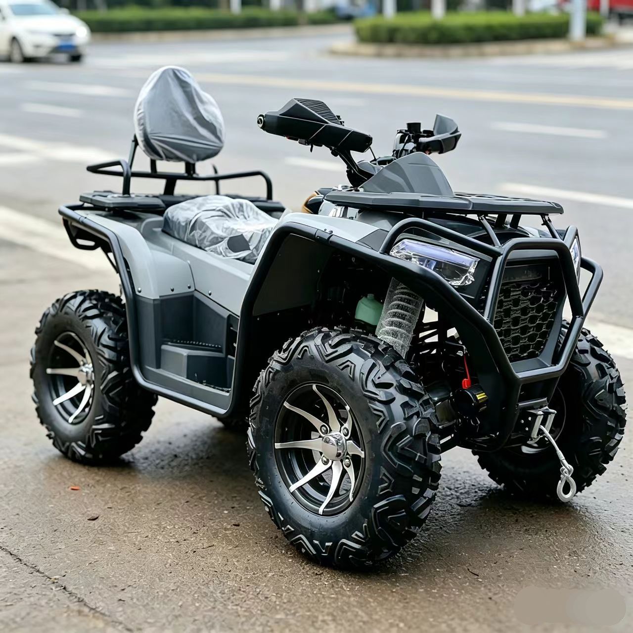 CVT 4WD 400CC motocicleta todoterreno de cuatro ruedas de transmisión continua todo terreno ATV grande