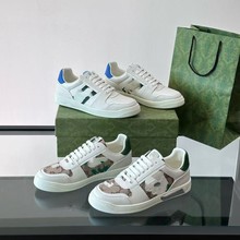 G家新款时尚运动鞋低帮舒适真皮男士系带休闲鞋尺码38-45跨境外贸