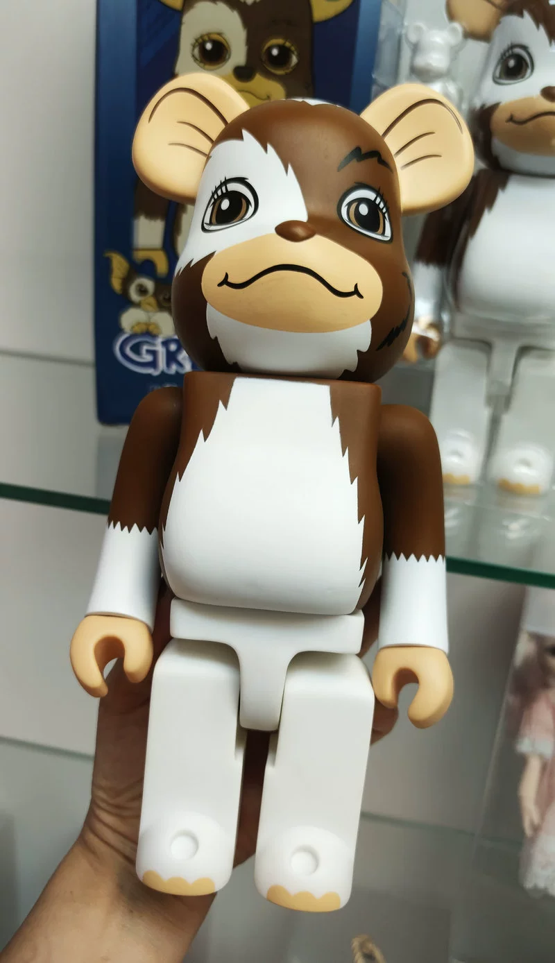 400% BearBrick Блоки Блоки Блоки Гремлины Маленький монстр качели модель модель двигатель кукла