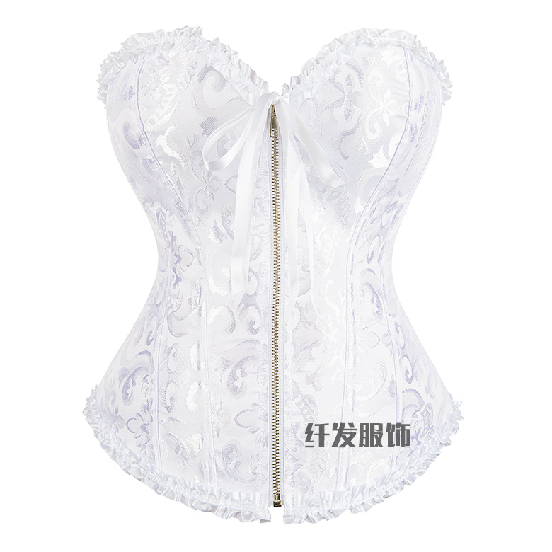 Ropa interior de la boda suministro Comercio exterior vestido novia cremallera cintura chaleco corsé corte europeo y americano vientre contratación