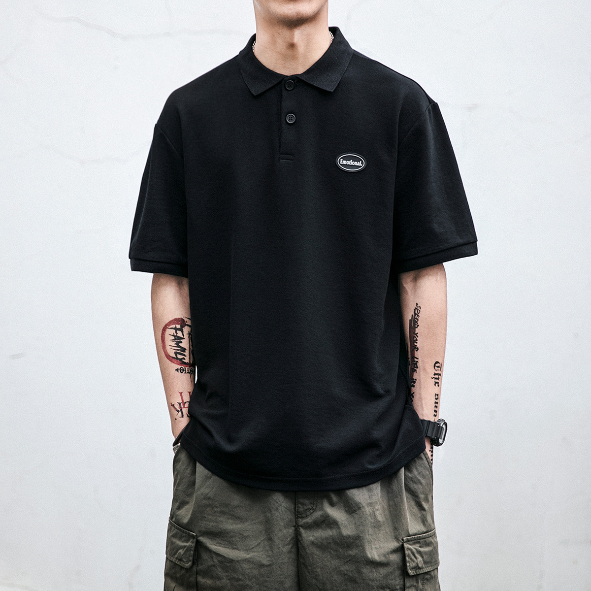 Summer trend retro fashionable polo for leisure