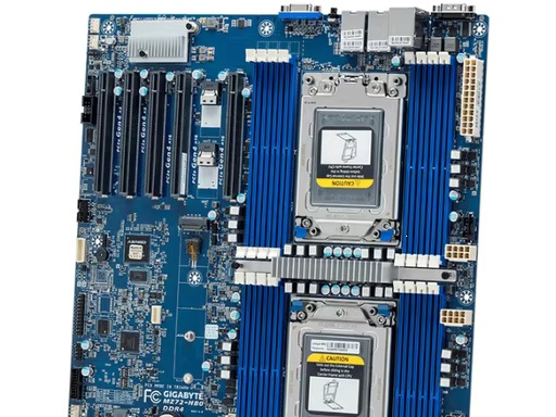 MZ72 HB2 双槽位 AMD EPYC 7763 处理器服务器主板 16 个 DDR4 插