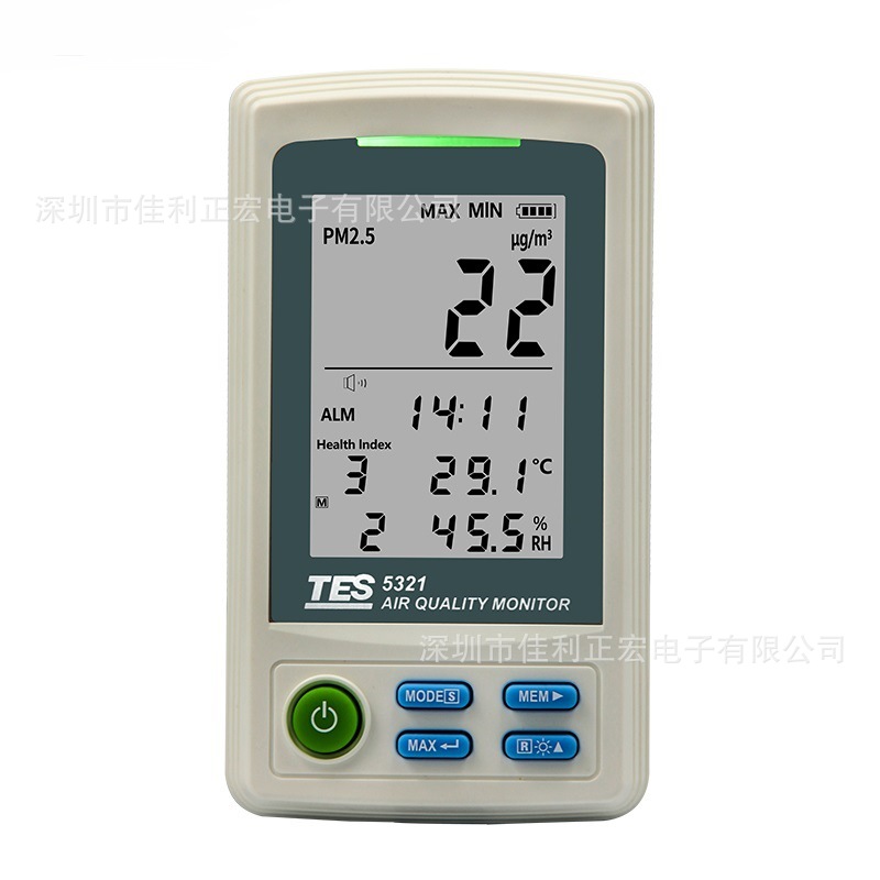 TES-5321空气质量监测计 呼吸性粉尘采样仪 PM2.5测量仪器