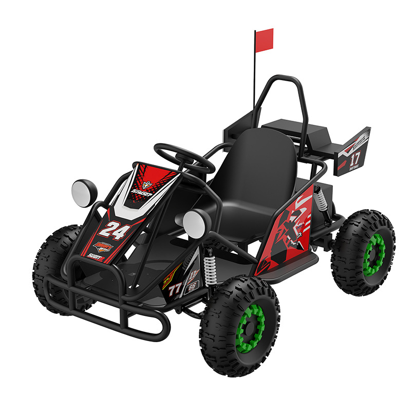 Vehículo todoterreno al aire libre para niños karting eléctrico mayorista para dos personas puede sentarse en línea cuadrada popularidad de los fabricantes de automóviles de choque