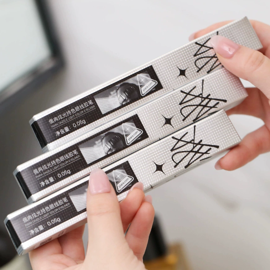 Piara Piara EyelinePen Pen Pen Водостойкая Khan, Donaches Fine, Доставка, Постоянный цветной светлячок шелкопряд начинающий женский пол