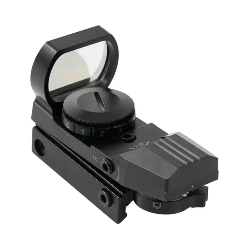 Cross-Border Holographic Sight Four-Point Red Dot Sight Metal Optical Laser Sight Slingshot Toy Accessories