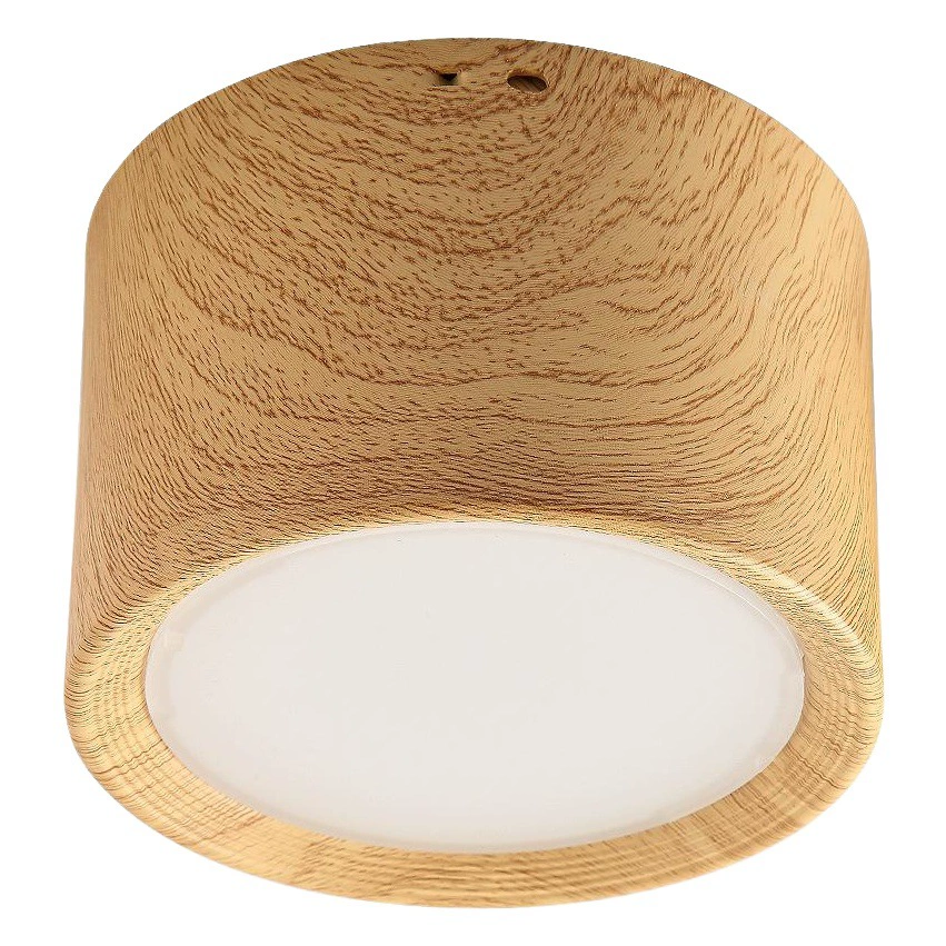 Скандинавский накладной светильник светодиодный проходной потолочный светильник потолок для гостиной 5w12Wcob потолочный бытовой деревянный зернистый небольшой светильник