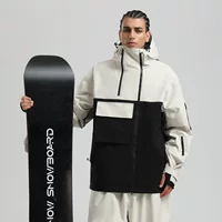 Лыжный костюм, новая внешнеторговая рабочая одежда, свободный сноуборд с несколькими карманами, ветрозащитный, водонепроницаемый, дышащий, американский лыжный костюм для женщин