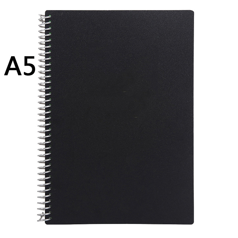 A5 negro (cara limpia) agujero redondo