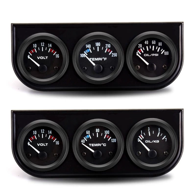 automobile instrument Instrument Triple Gauge Water