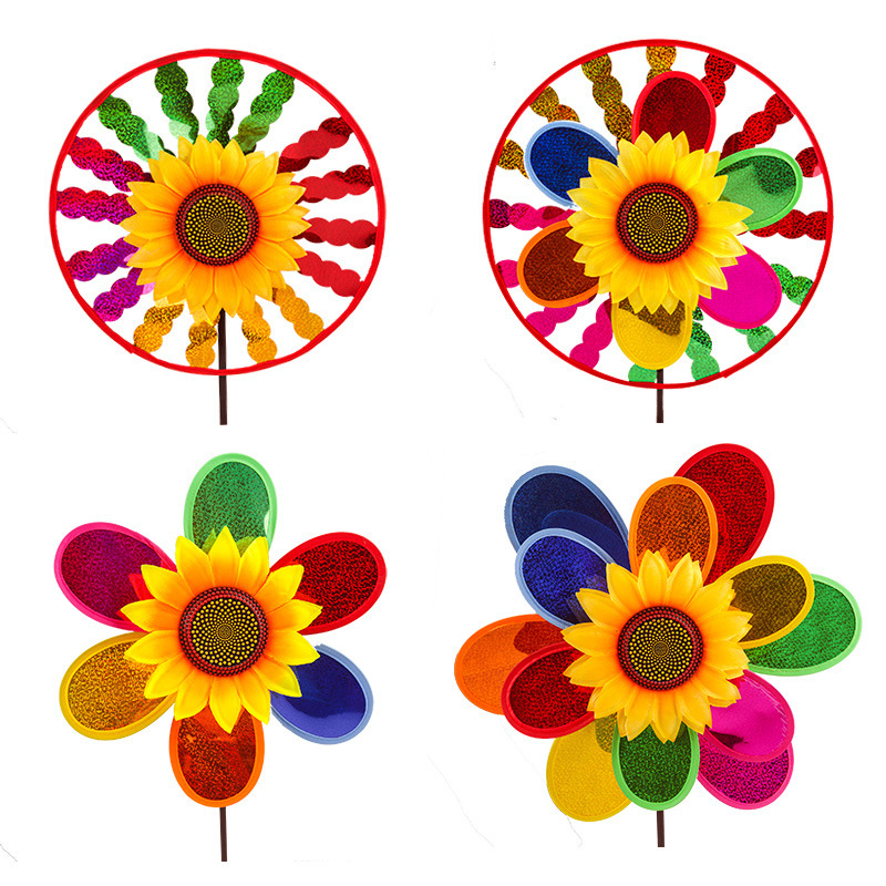 Colorful cartoon travel windmill toy
