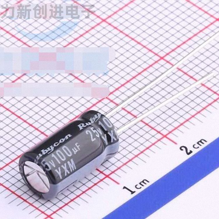 25YXM100MEFR6.3X11描述100uF 25V电解电容器