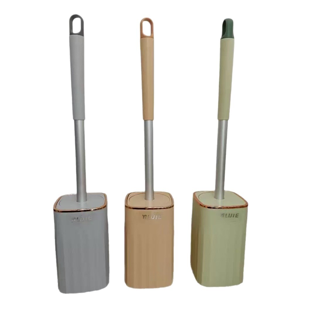 Long Handled Toilet Cleaning Brush For Wall Mounting No Drilling_voghion.com