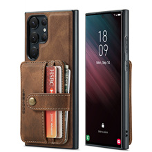 适用华为P50pro手机壳索尼Xperia10III/1III/5III磁吸卡包苹果14