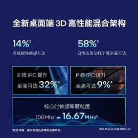 英特尔Intel酷睿Ultra 5 225F盒装台式机电脑CPU处理器适用h810