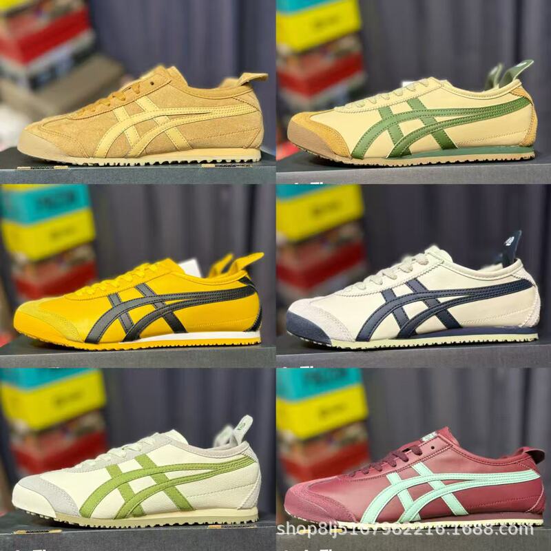 Putian Onitsuka Tiger Tiger Slip-On Casual Cowhide Sneakers for Men and Women, Moral Training Shoes, Sports Running Shoes, Low-Cut