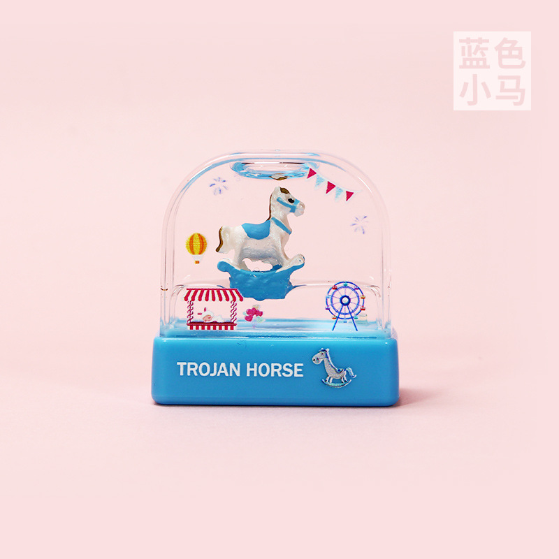 Cristal pequeño Trojan Blue