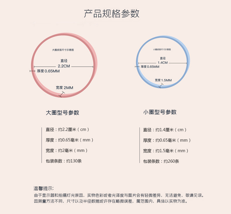 韩版彩色儿童小皮筋厂家直供一次性发圈强拉不断发饰女橡皮筋批发详情3