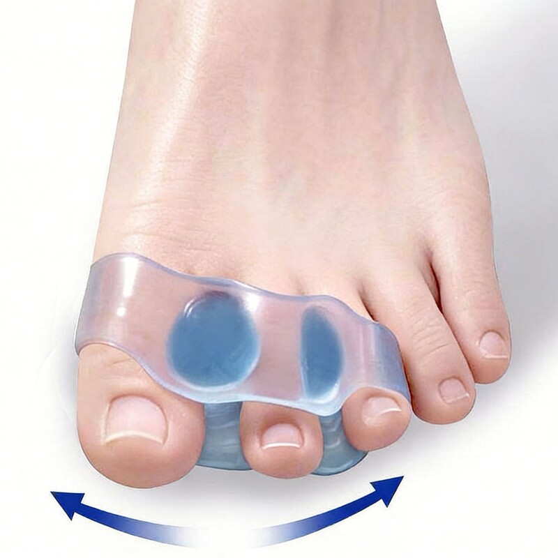 Three-Hole Toe Separator Silicone Anti-Wear Toe Cover, Toe Separation, Anti-Wear, Breathable, Soft, Elastic, Shoe Protection Three-Hole Toe Separator Silicone Anti-Wear Toe Cover, Toe Separation, Anti-Wear, Breathable, Soft, Elastic, Shoe Protection