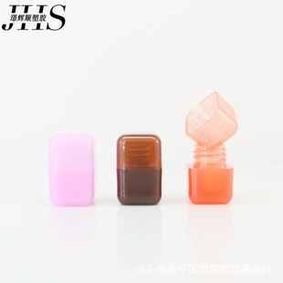 Mini Small Square Lip Glaze Tube 3ml Square Lip Gloss Tube Lip Gloss Tube Makeup Packaging Material Manufacturer Customized Z Printed Logo