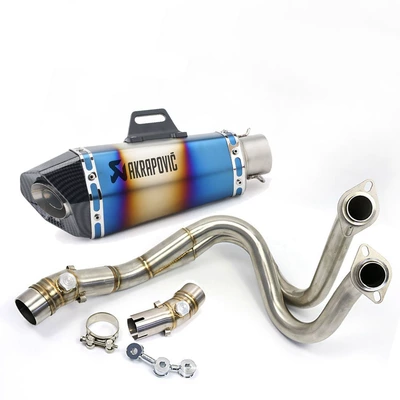 Motorcycle exhaust pipe — and Middle Sections - full-set-k