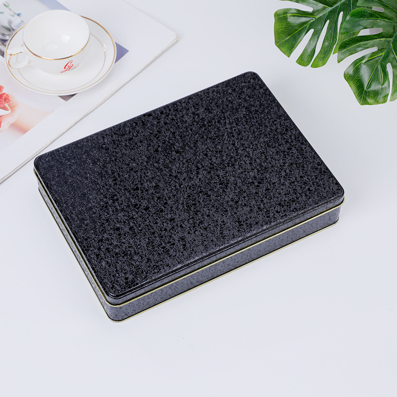 工厂定制爆炸油长方形铁盒食品巧克力糖果饼干马口铁罐包装