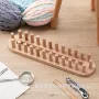 木质手工固定编织绕线器