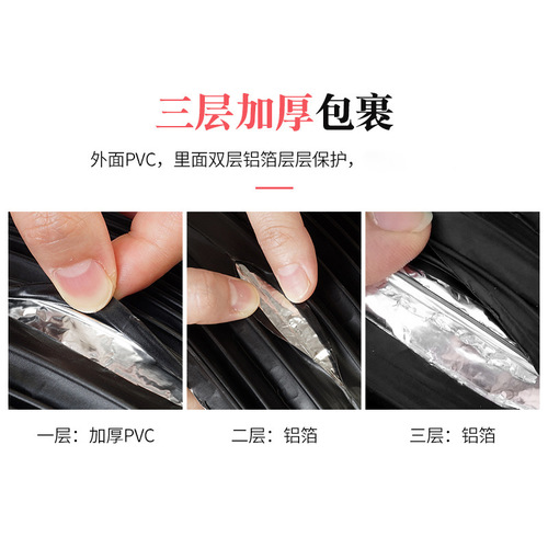 Wholesale of PVC Aluminum Foil Composite Thickened Elastic Soft Tube Exhaust Fan Ventilation Pipe Range Hood Exhaust Pipe Exhaust Pipe 