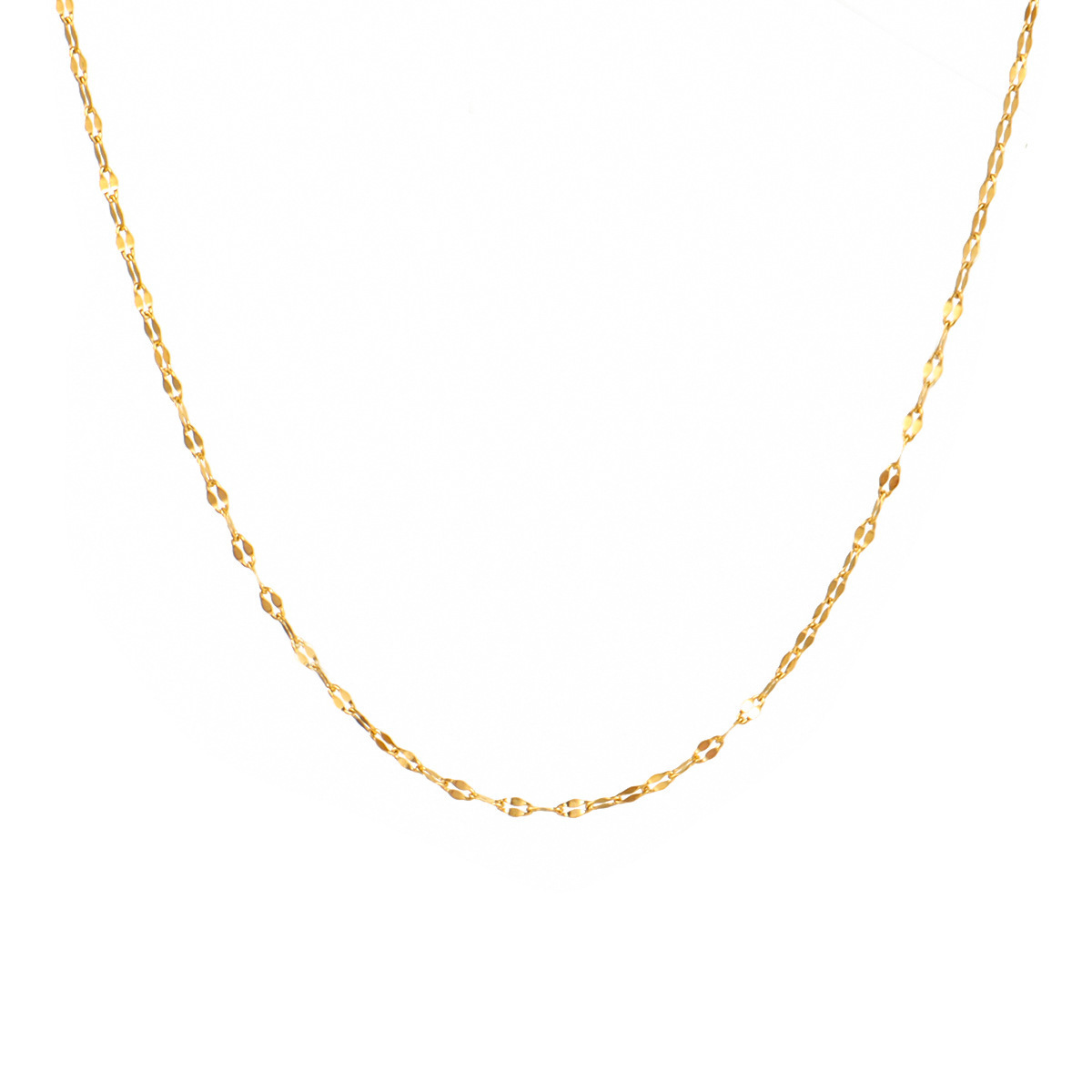 European American Cross-Border Hot-Selling Simple And Unique Gold-Plated Stainless Steel Ins Style Multi-Layer Necklace_voghion.com