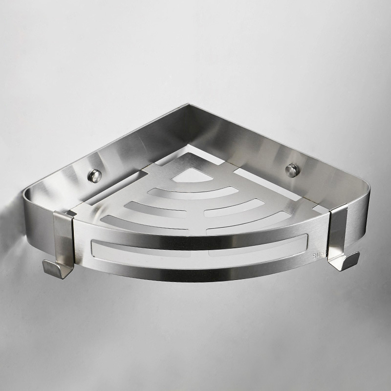 Toallas de acero inoxidable 304 toallas de baño sin perforación estante de toallas de baño pared estante de almacenamiento accesorios de hardware de baño