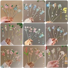 古典复古发簪古风簪子日常小清新古代头饰步摇流苏淑女汉服百搭款