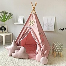 印第安儿童帐篷男女孩室内游戏屋亲子房公主城堡野餐户外郊游帐篷
