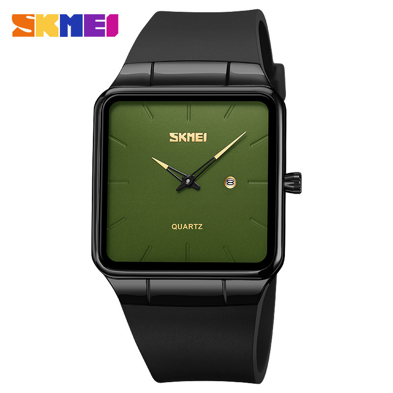 SKMEI Fashion Square reloj de hombre productos genuinos reloj de hombre de alta gama simple reloj de cuarzo impermeable