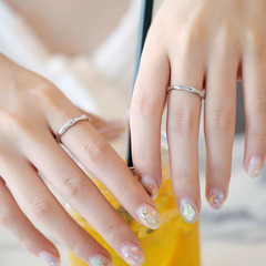 Popstar small and fresh bamboo node ring simple fashion couple's ring niche personality versatile cool style hand accessories