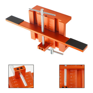 Locker Door Installation Punch Fixing Clip Display Cabinet Hole Puncher Straight Angle Clamp Cabinet Door Jig