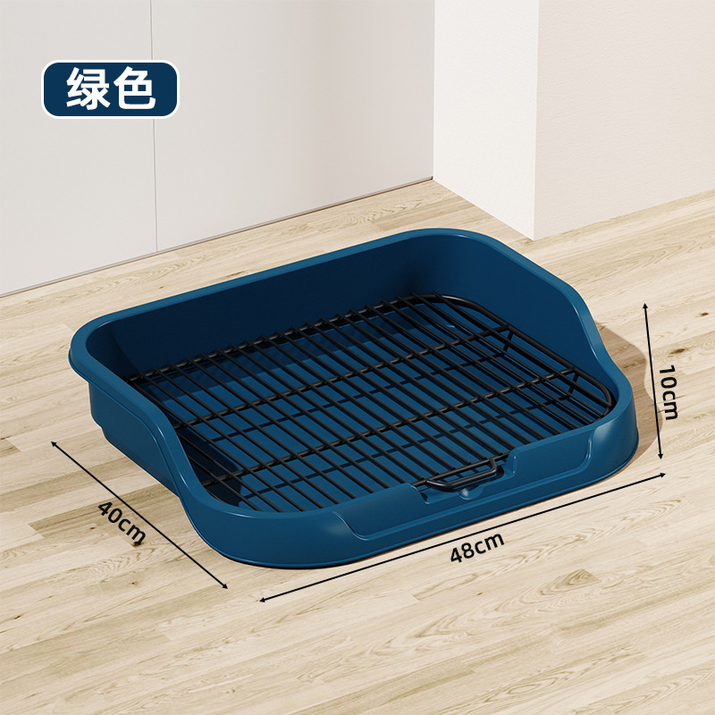 Inodoro para perros, lavabo de mierda de gran tamaño, inodoro para perros de panel plano, anti-orina, salpicaduras externas con columna extraíble y lavable, punto rápido