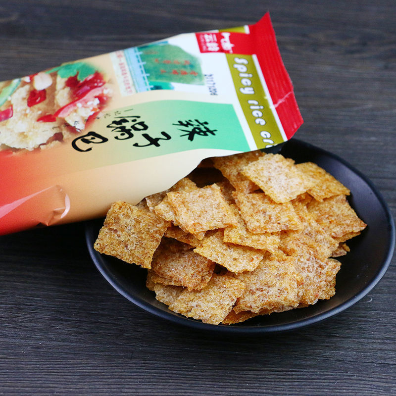 雲嶺米鍋巴非揚げ安徽宣城洽県特産辛子香辛料包原味小間食袋入り|undefined