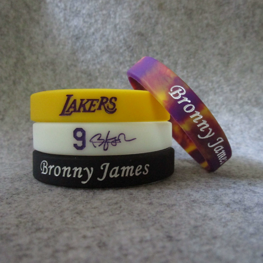 Баскетбольная звезда Lakers №9 Брауни фирменный спортивный браслет силиконовый браслет на запястье украшение для фанатов Джеймс Коби
