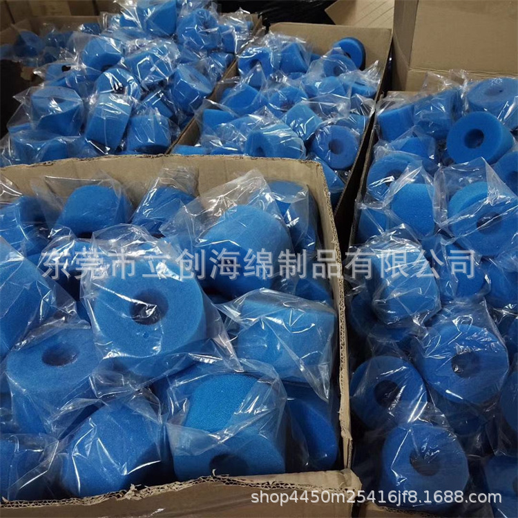 东莞厂家供应多规格污水净化清洁过滤海绵管泳池过滤器泡棉圆柱