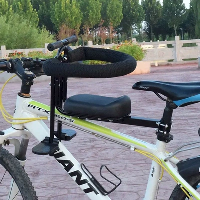 Motorcycle cushion – Cross-Border Baby Seat Mountain - new-black-seat-armrest-pedal-full-guardrail