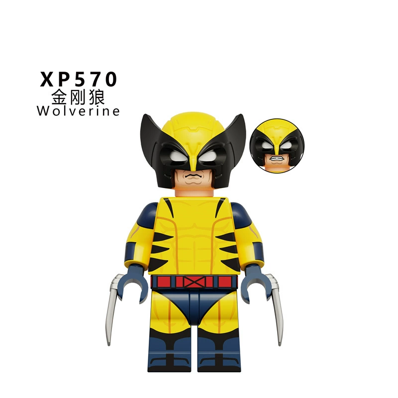 Специализированная внешнеторговая сумка для супер-Британский X-Men Магнитный Король Конструкторы Постановка KT1076 Игрушки XP564 XP569