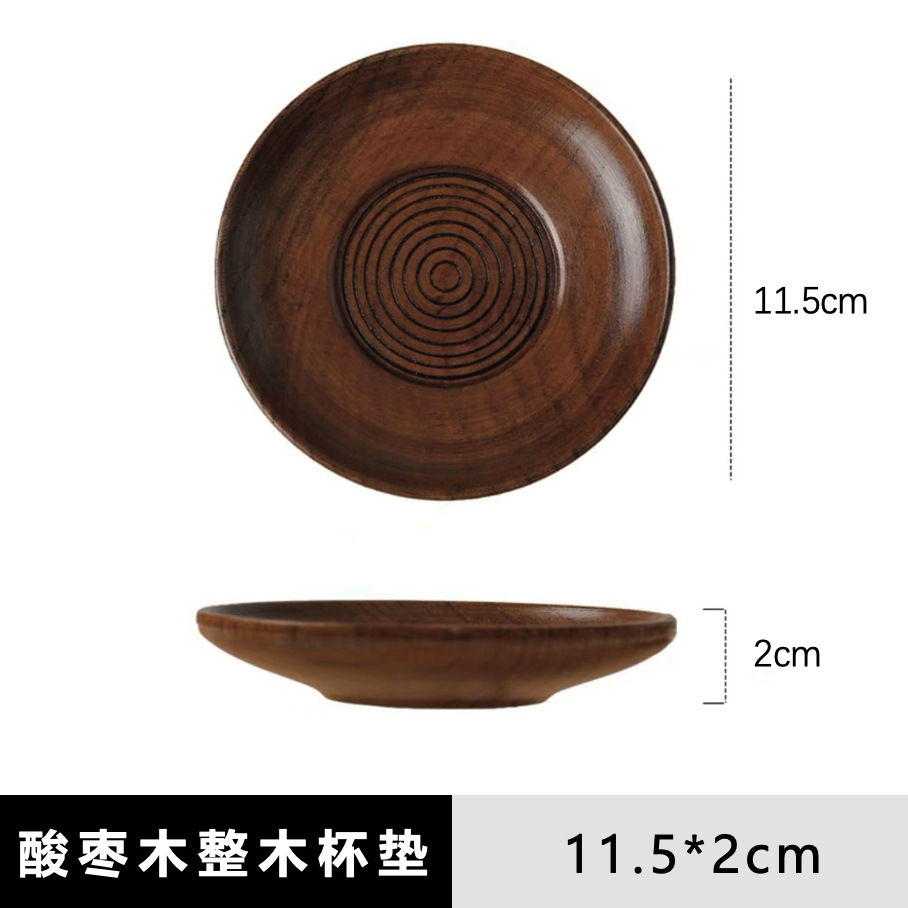 [대형] 대추나무 나선형 코스터-11.5*2cm