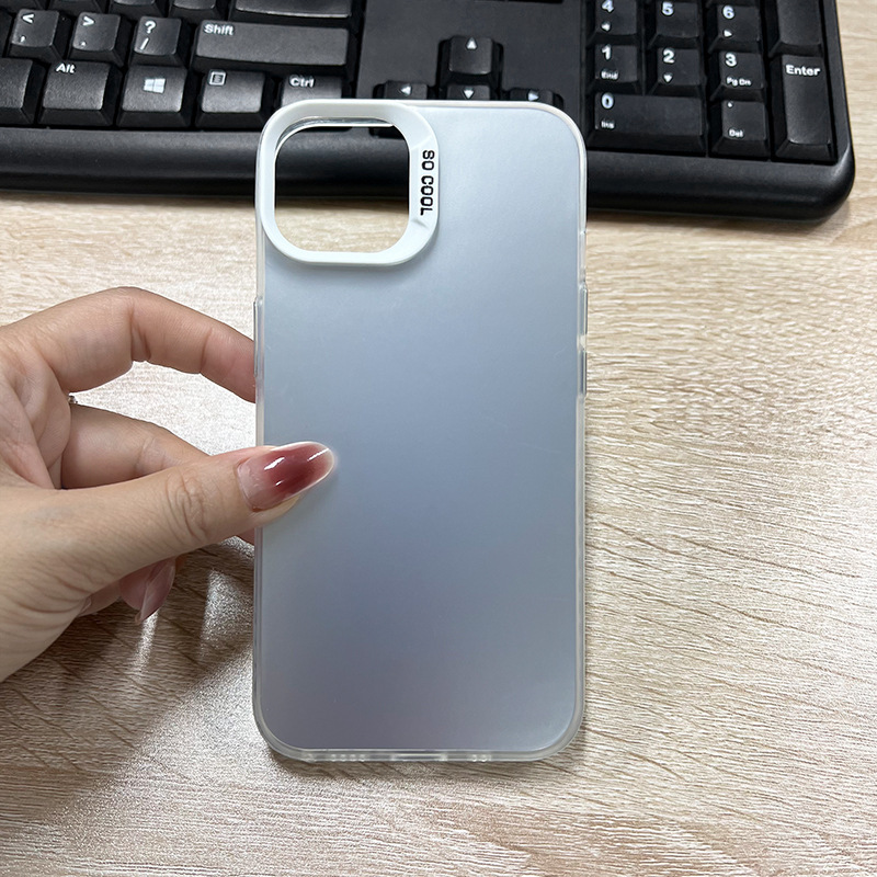 Apple 16promax 携帯電話ケース 7 新しい iPhone15 落下防止 17 保護カバーに適したハイエンド IMD カラーシルバー|undefined