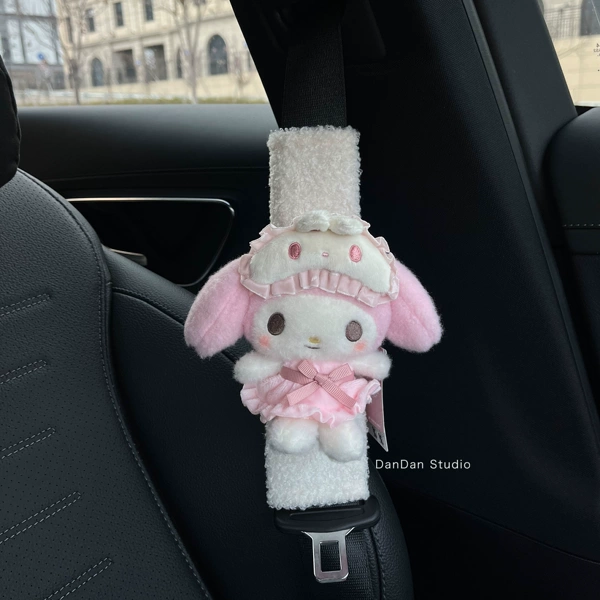 Eye mask Melody + white lambswool shoulder pad single