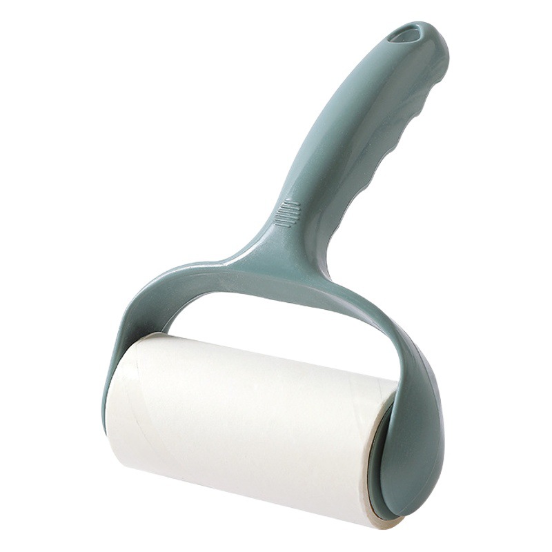 Rodillo pelo Dispositivo de adherencia de eliminación de pelo artefacto mascota gato eliminación de polvo de pelo rodillo reemplazo desgarrable ropa de hogar pelo pegado papel