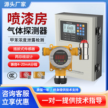固定式可燃气体探测器油漆房有害气体检测仪甲苯浓度泄露报警器