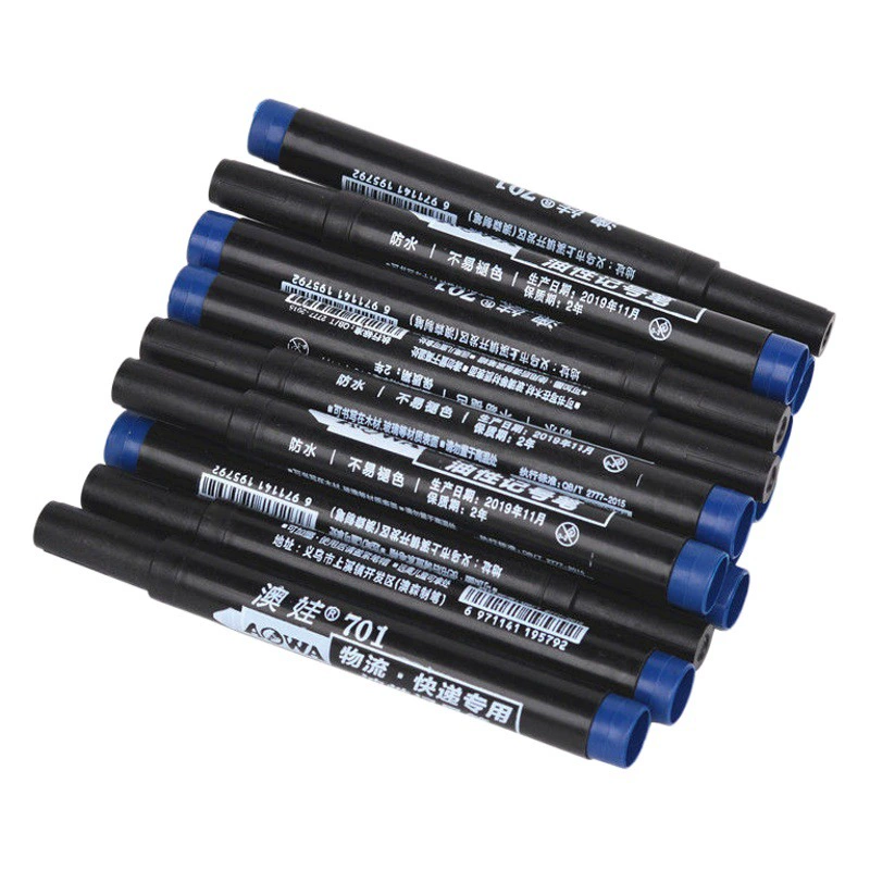 Оптовая продажа от производителя, маркер на масляной основе, черная водонепроницаемая ручка с крупной головкой, быстросохнущая ручка-маркер, толстая ручка, экспресс-специальная ручка с крючком