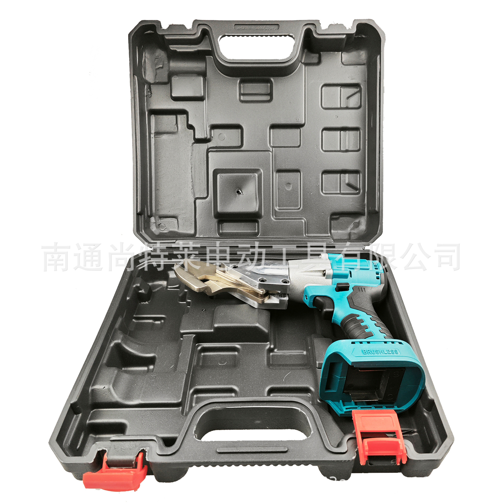 플라스틱 상자가 있는 Makita 발 베어 메탈