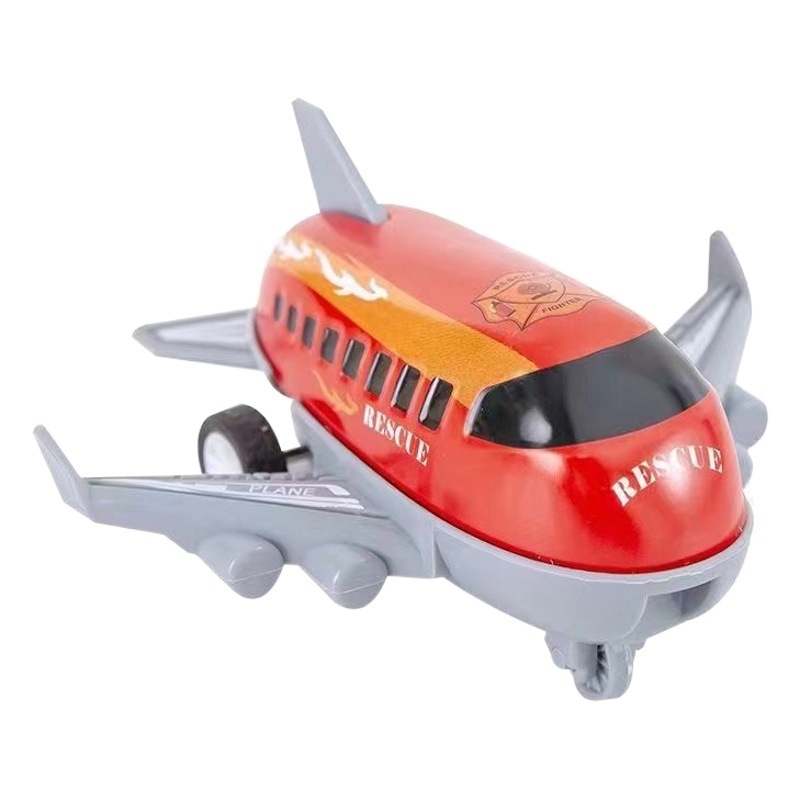 La inercia de los niños Tire hacia atrás metal pequeño avión juguete y niñas mini modelo regalo kindergarten puesto suministro