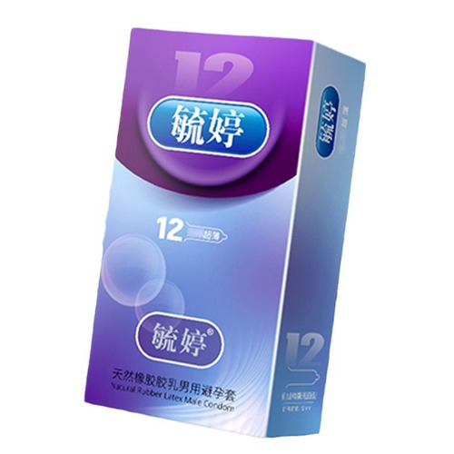 Yuting condom floating point silky moist silky fun condom 12 pieces/24 pieces set for adult couples